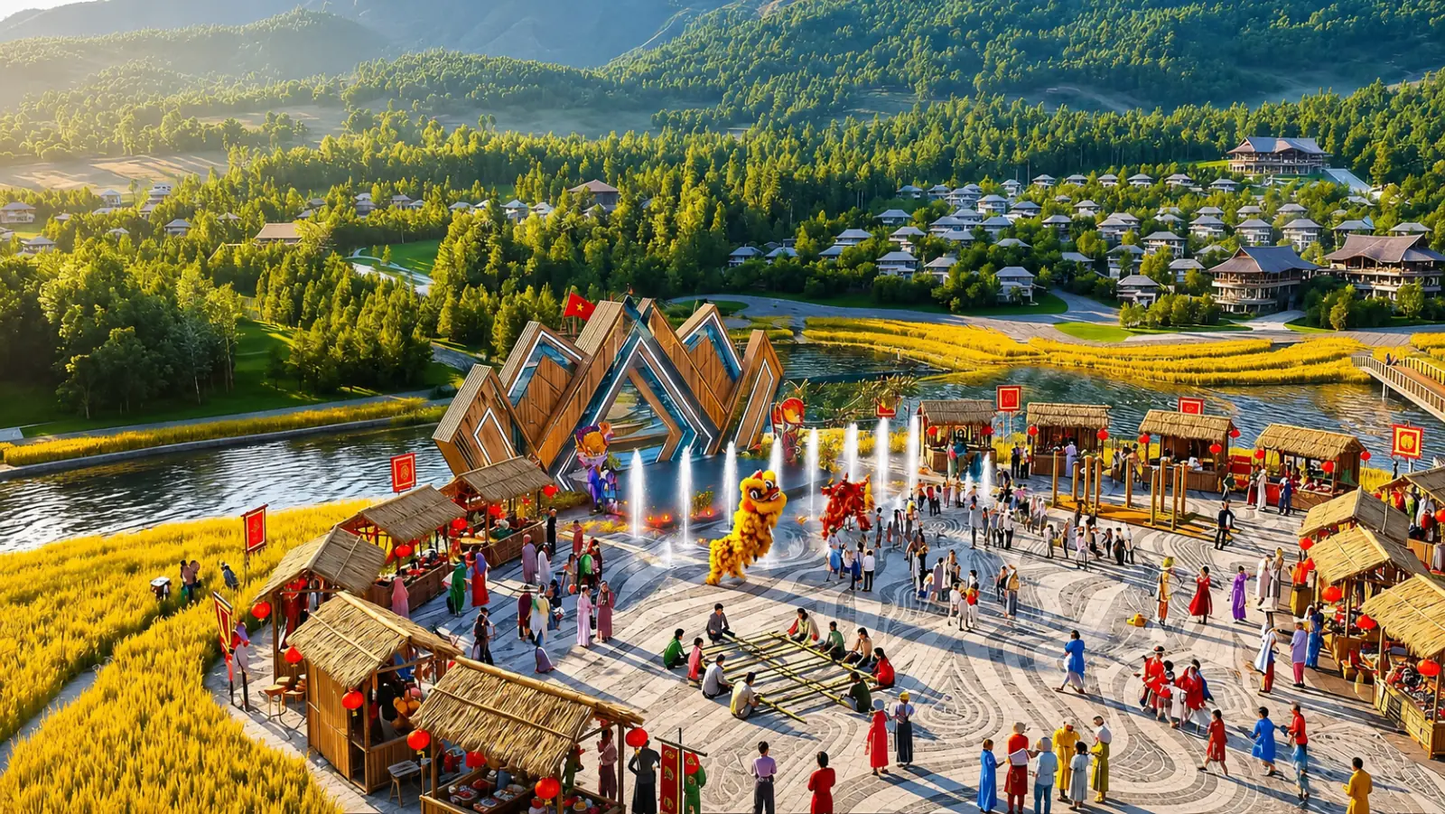 The Moon festival square