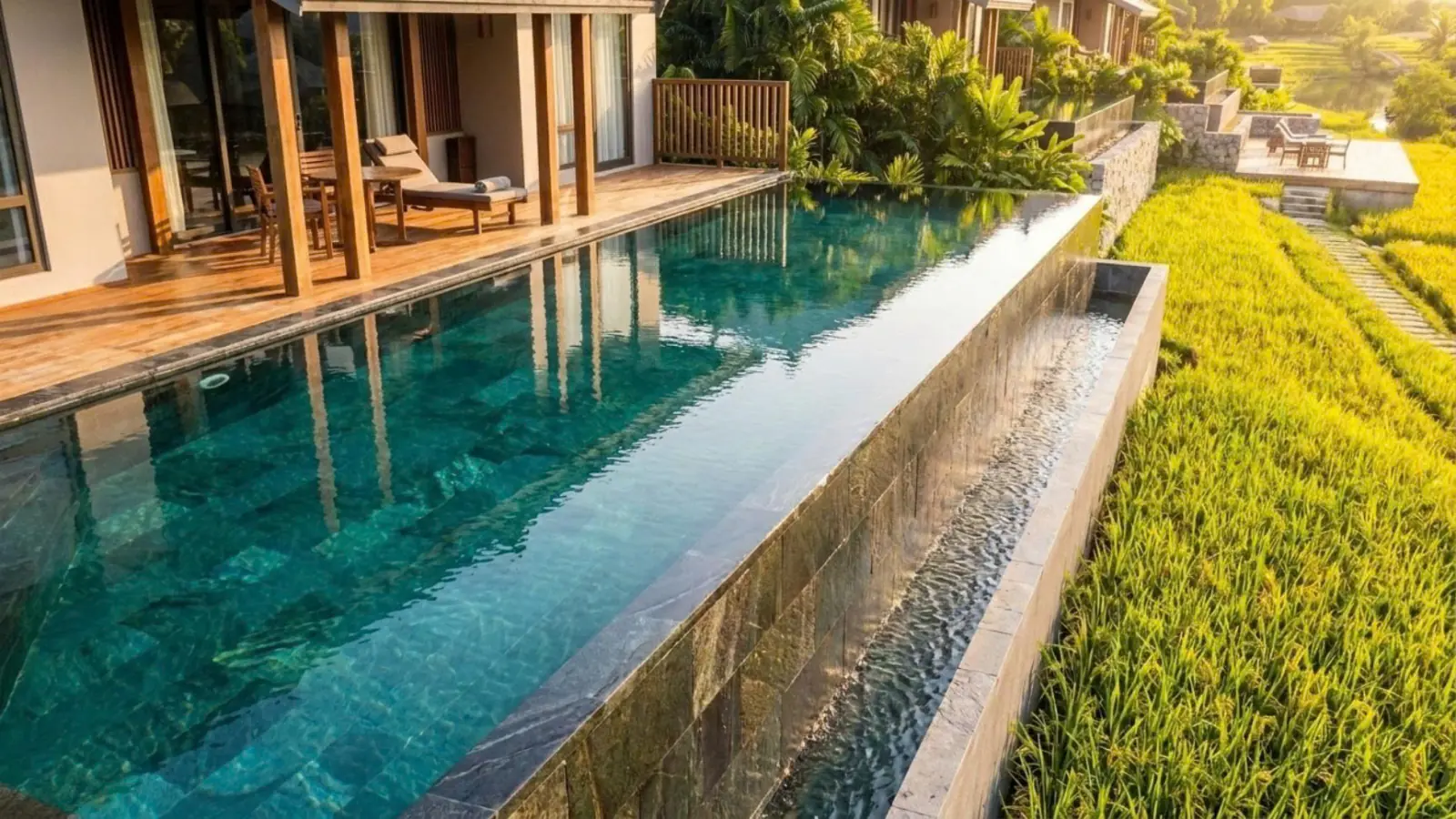 Villa infinity pool